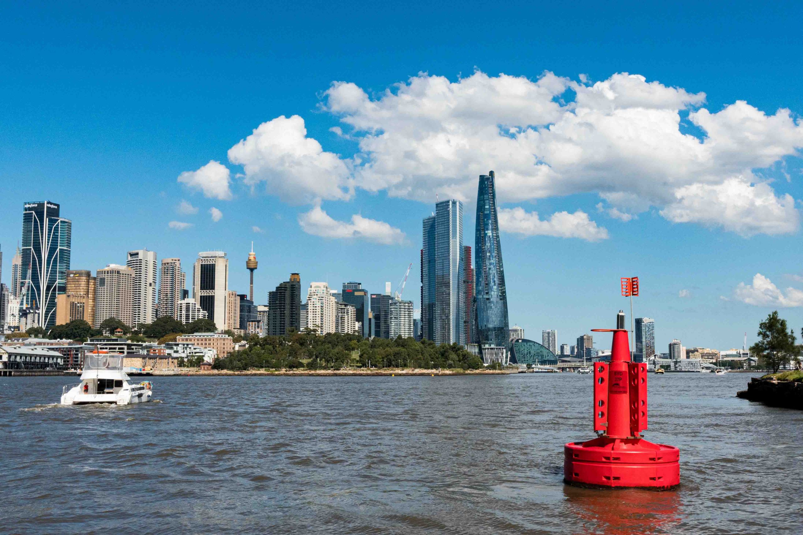 photographe de paysage urbain Sydney CBD vue de la baie