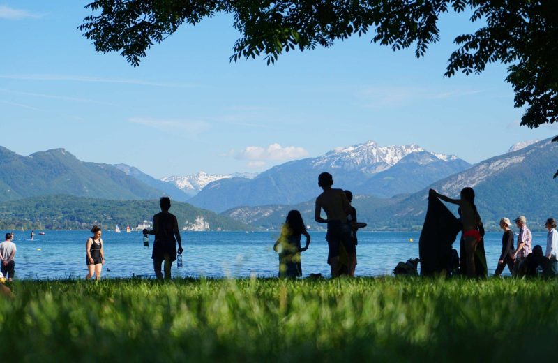 Photographe paysager lac d'Annecy Plage d'Albigny